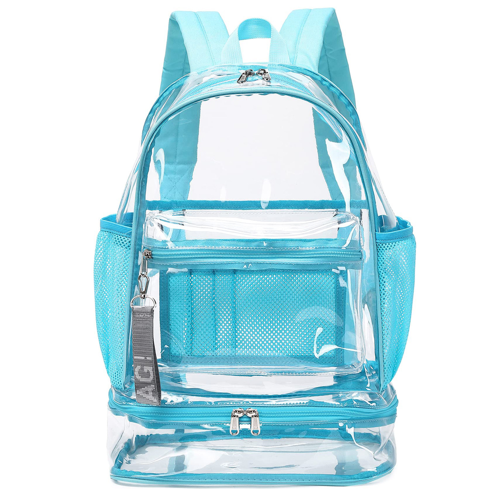 mygreen Clear Backpack with Bottom Compartment for Lunch Box